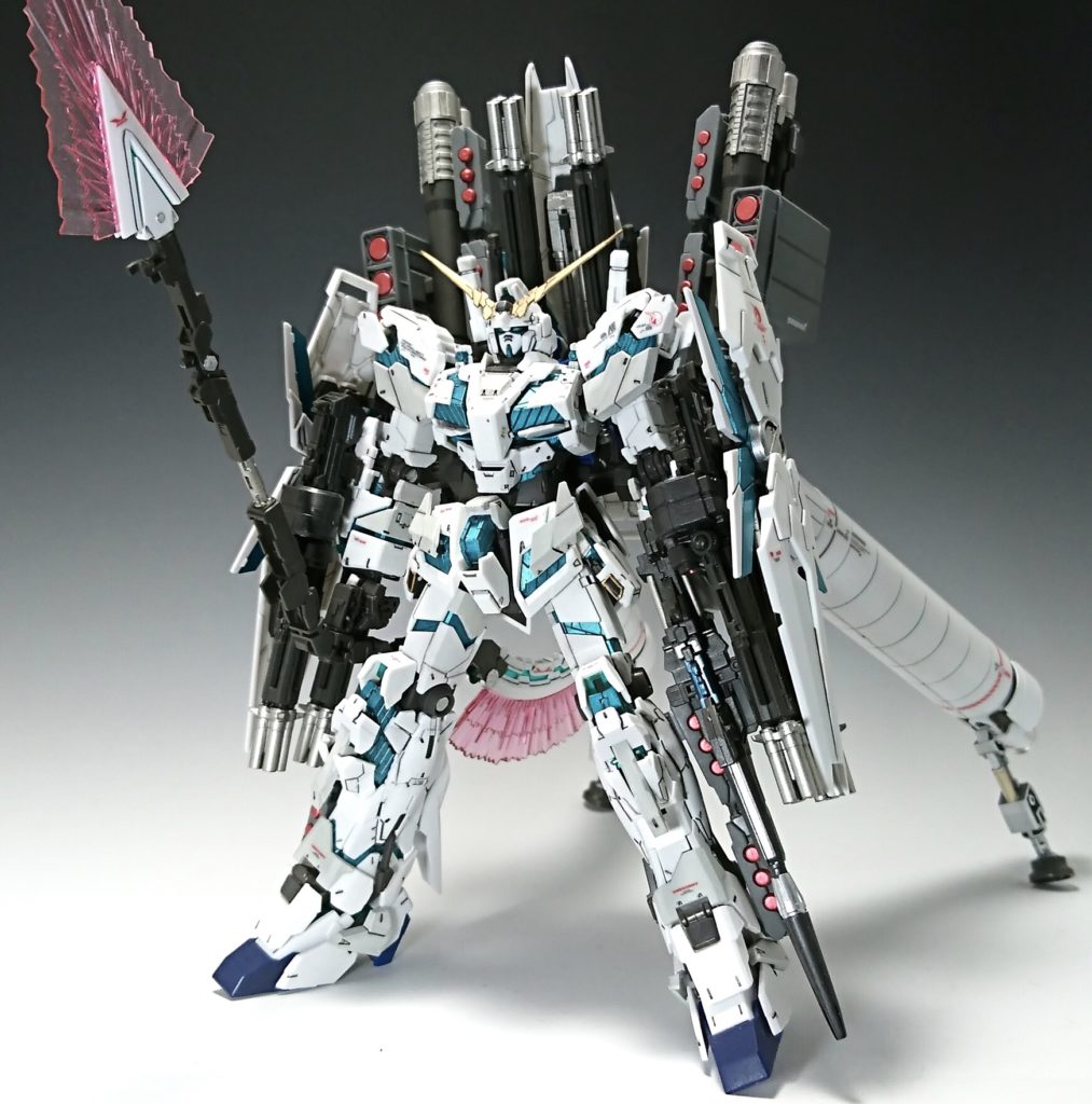 RG フルアーマー・ユニコーンガンダム 全塗装 完成品-